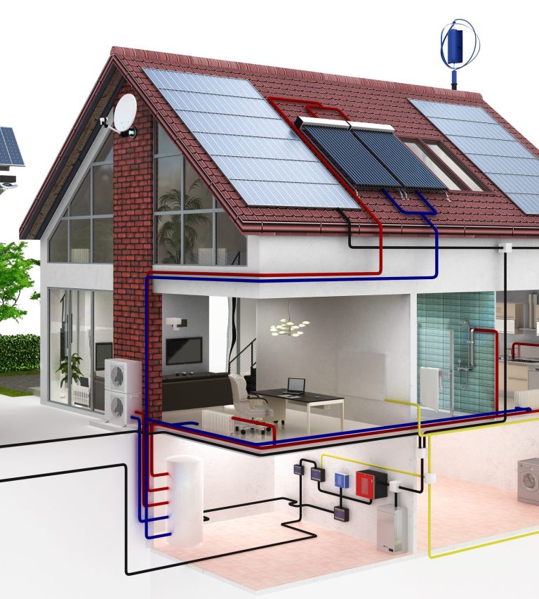 Energieeffizientes Haus mit Solaranlage und moderner Heizungsanlage – Energieberatung Köln